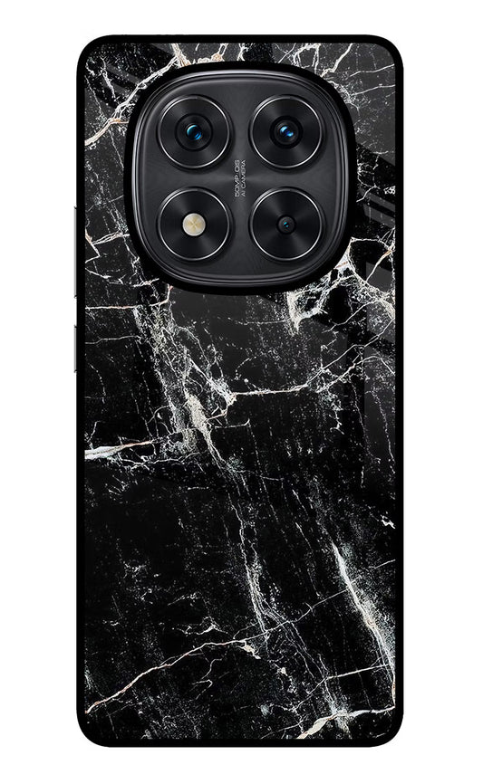 Black Marble Texture Redmi Note 14 Pro 5G Glass Case