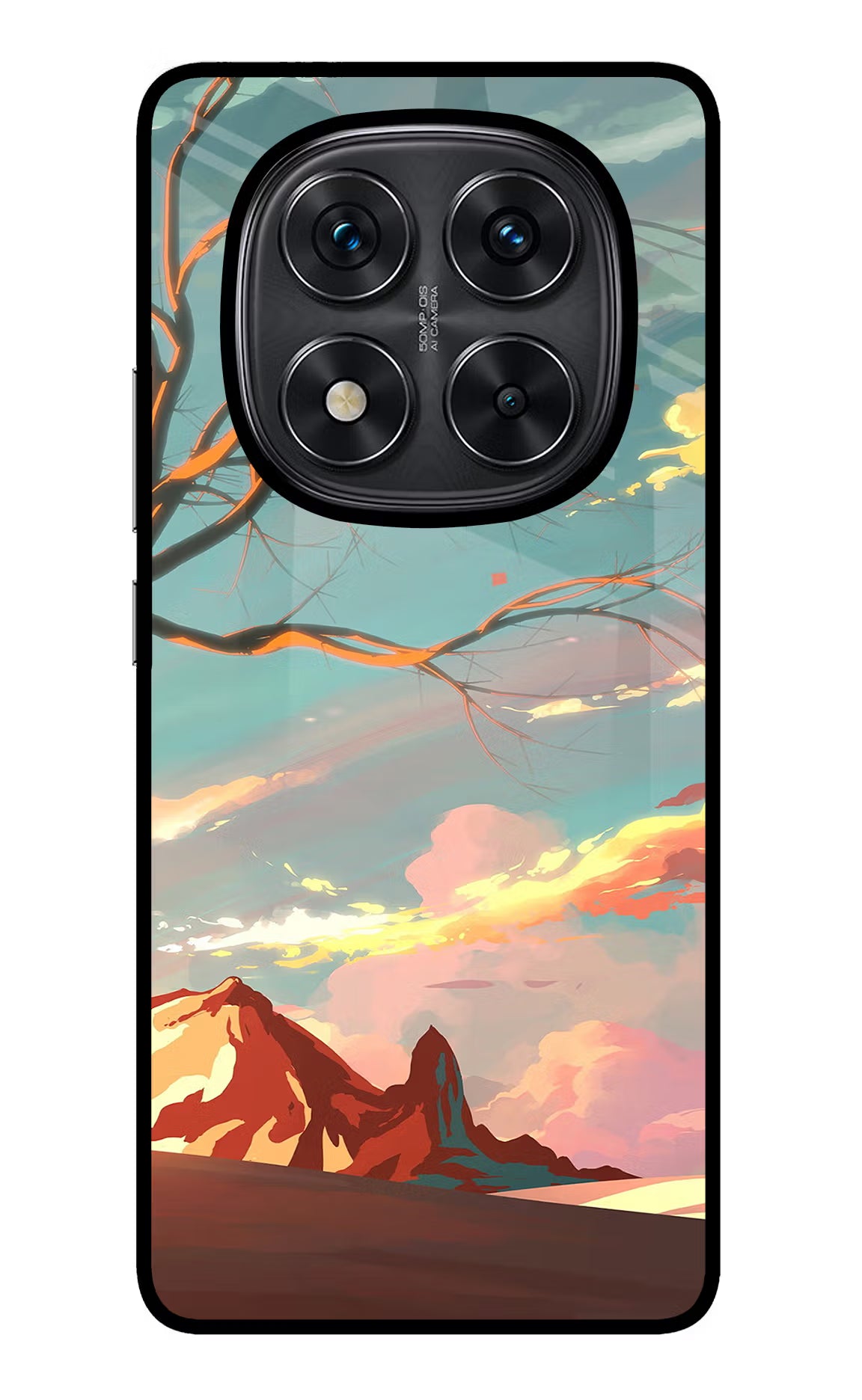 Scenery Redmi Note 14 Pro 5G Glass Case Back Cover by Casekaro