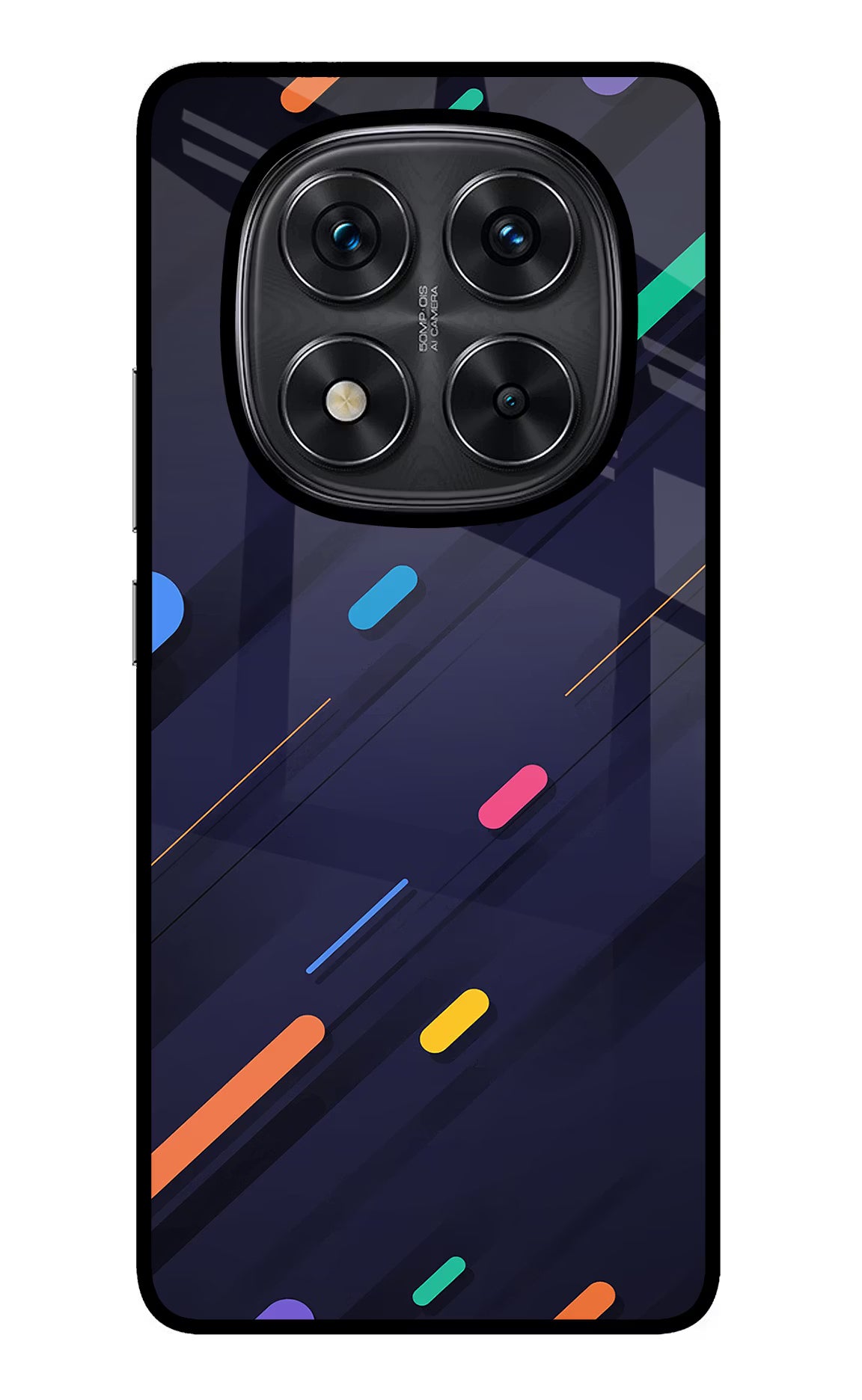 Abstract Design Redmi Note 14 Pro 5G Glass Case Back Cover by Casekaro