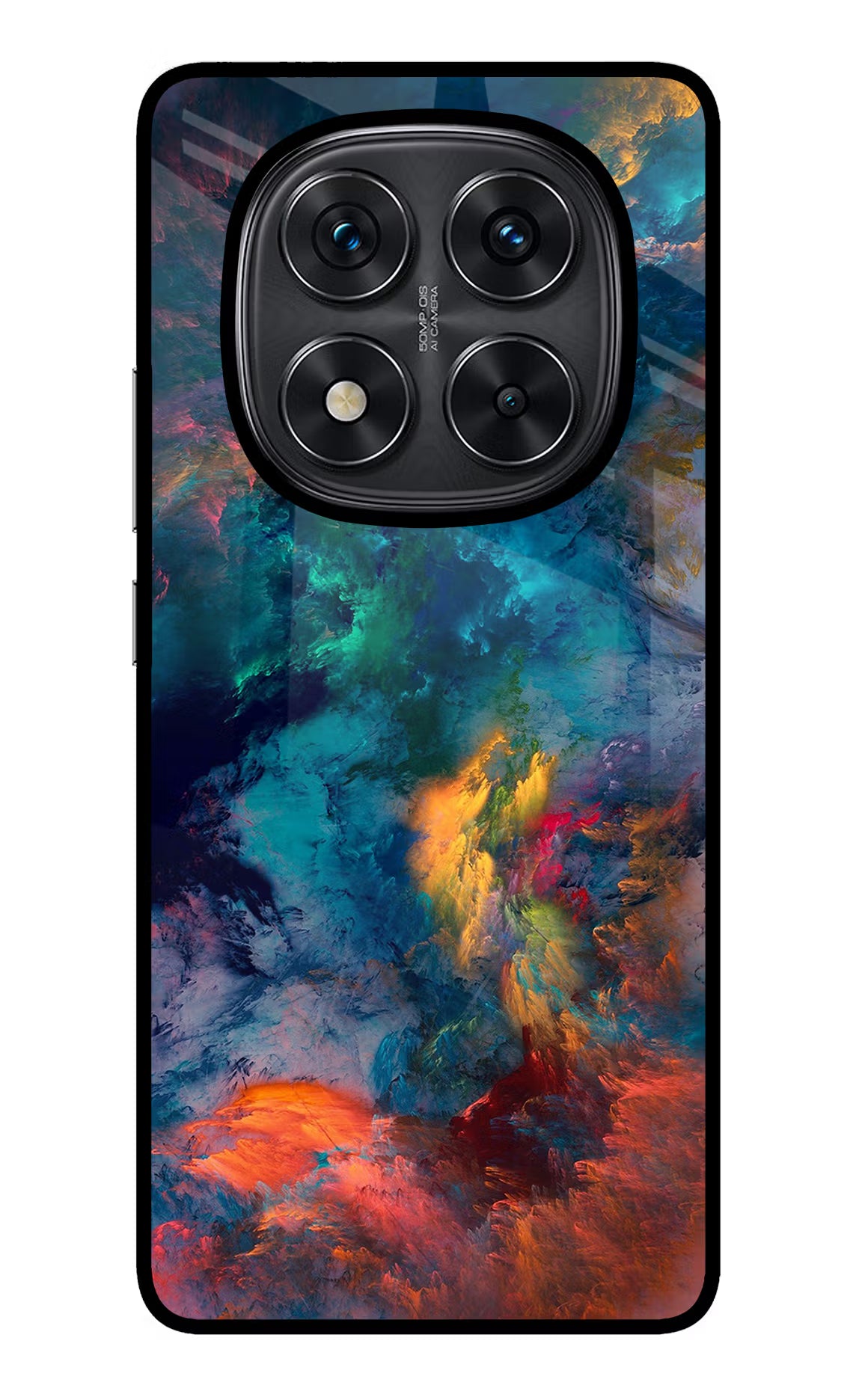 Artwork Paint Redmi Note 14 Pro 5G Glass Case Back Cover by Casekaro