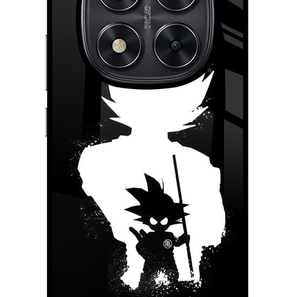Goku Shadow Redmi Note 14 Pro 5G Glass Case Back Cover by Casekaro