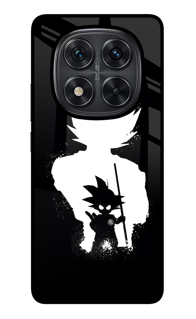 Goku Shadow Redmi Note 14 Pro 5G Glass Case Back Cover by Casekaro