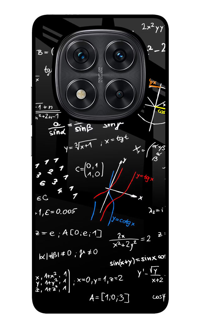 Mathematics Formula Redmi Note 14 Pro 5G Glass Case Back Cover by Casekaro