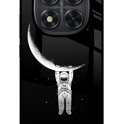 Moon Space Redmi Note 14 Pro 5G Glass Case Back Cover by Casekaro