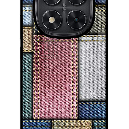 Multicolor Jeans Redmi Note 14 Pro 5G Glass Case Back Cover by Casekaro