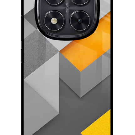 Abstract Redmi Note 14 Pro 5G Glass Case Back Cover by Casekaro