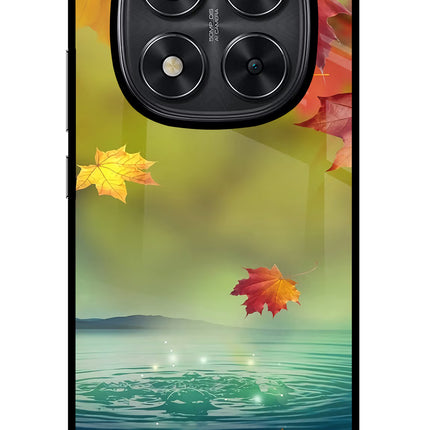 Flowers Redmi Note 14 Pro 5G Glass Case Back Cover by Casekaro