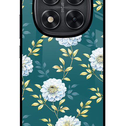 Flowers Redmi Note 14 Pro 5G Glass Case Back Cover by Casekaro
