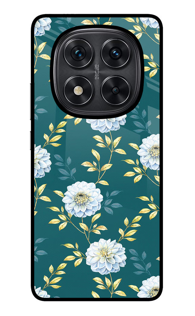 Flowers Redmi Note 14 Pro 5G Glass Case Back Cover by Casekaro