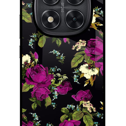 Flowers Redmi Note 14 Pro 5G Glass Case Back Cover by Casekaro