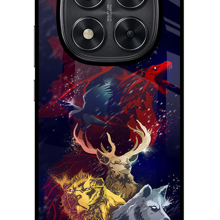 Game Of Thrones Redmi Note 14 Pro 5G Glass Case Back Cover by Casekaro