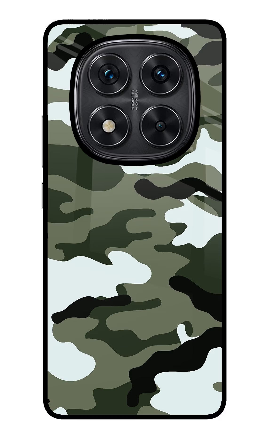 Camouflage Redmi Note 14 Pro 5G Glass Case