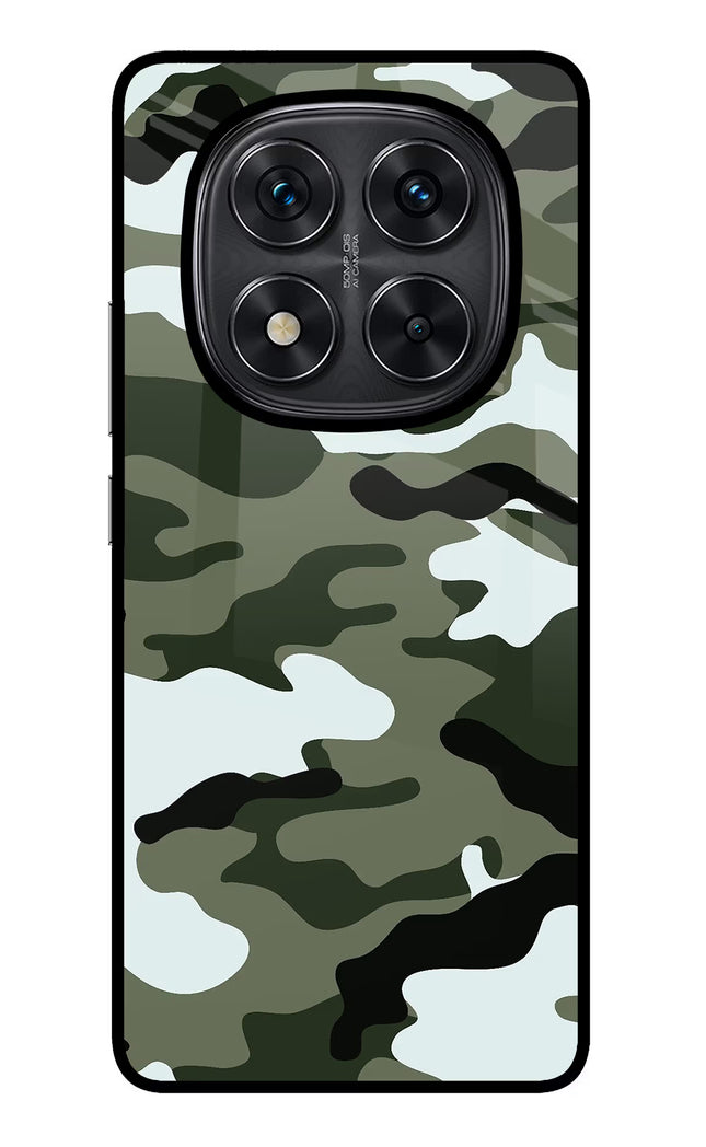 Camouflage Redmi Note 14 Pro 5G Glass Case Back Cover by Casekaro