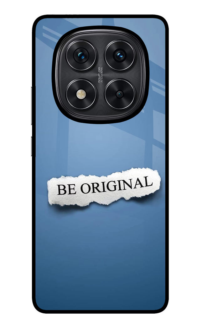 Be Original Redmi Note 14 Pro 5G Glass Case Back Cover by Casekaro