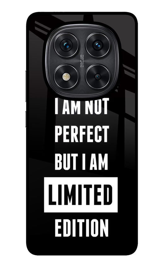 I Am Not Perfect But I Am Limited Edition Redmi Note 14 Pro 5G Glass Case