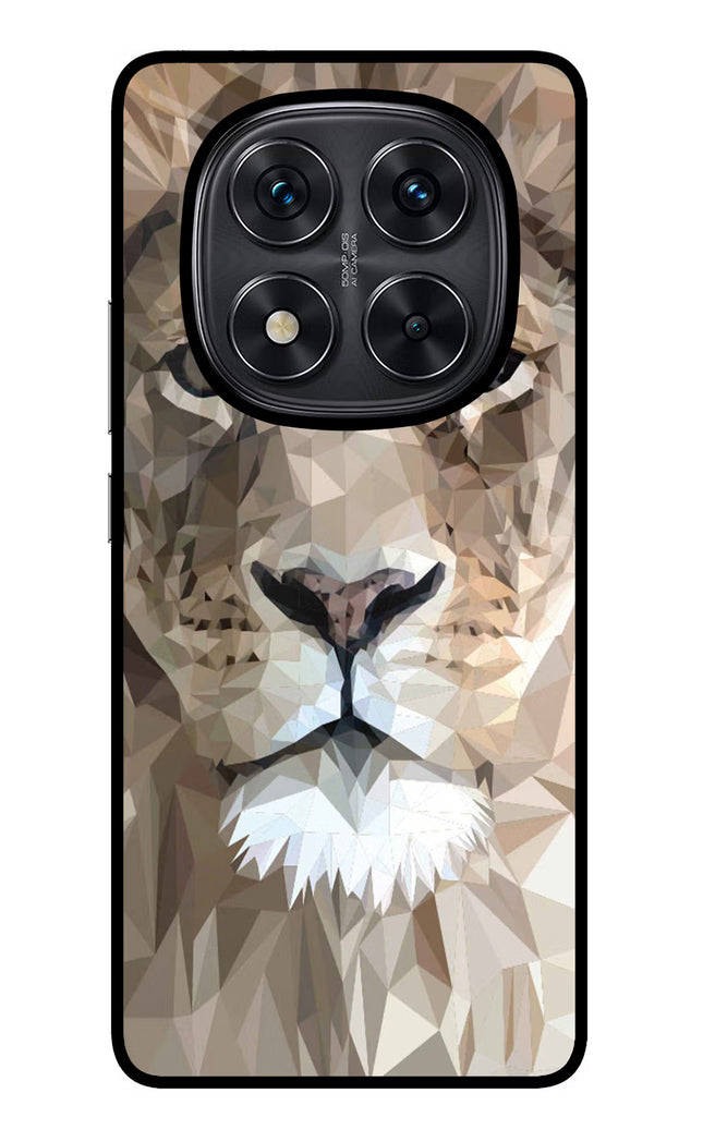 Lion Art Redmi Note 14 Pro 5G Glass Case Back Cover by Casekaro