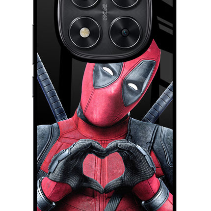 Deadpool Redmi Note 14 Pro 5G Glass Case Back Cover by Casekaro
