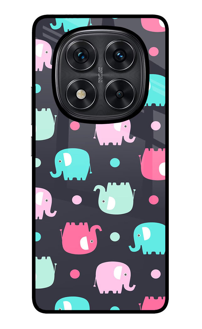 Elephants Redmi Note 14 Pro 5G Glass Case Back Cover by Casekaro