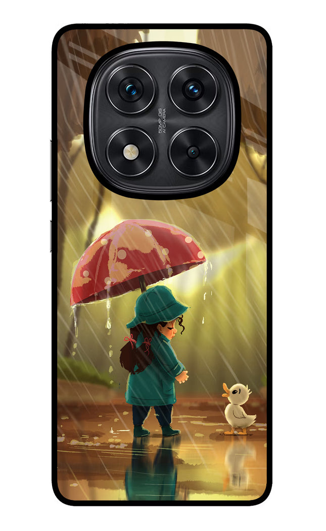 Rainy Day Redmi Note 14 Pro 5G Glass Case Back Cover by Casekaro