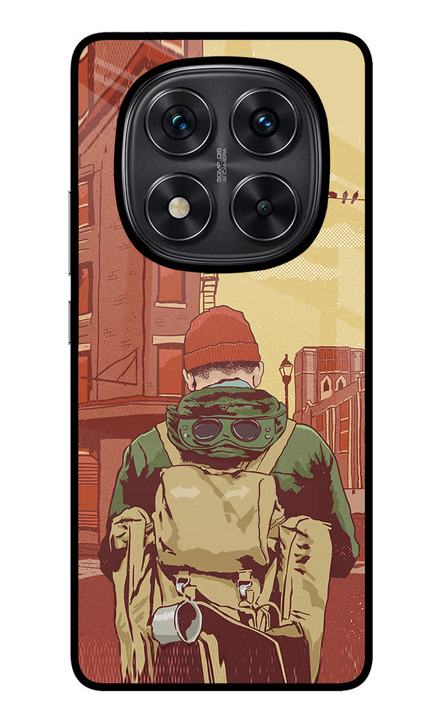 Adventurous Redmi Note 14 Pro 5G Glass Case Back Cover by Casekaro