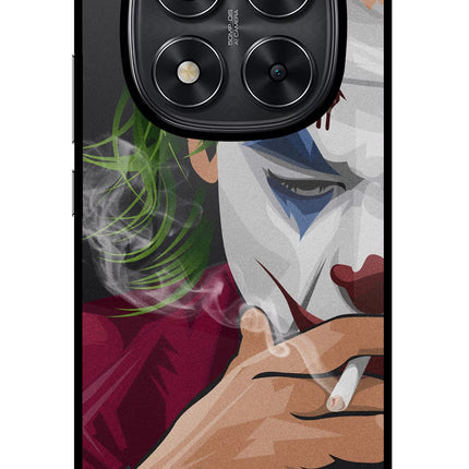 Joker Smoking Redmi Note 14 Pro 5G Glass Case Back Cover by Casekaro