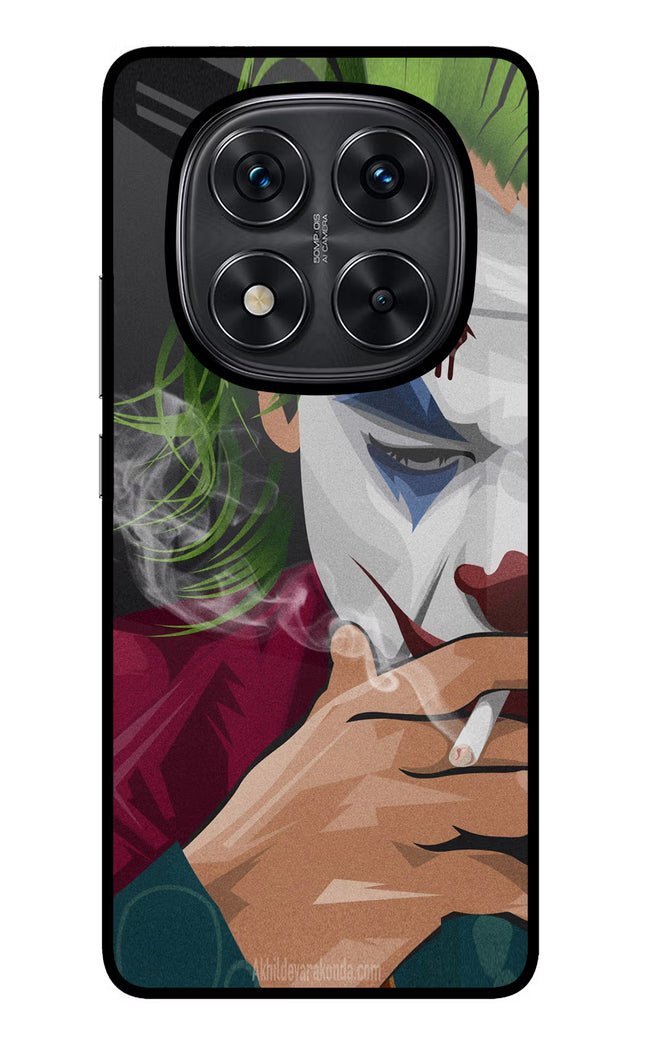 Joker Smoking Redmi Note 14 Pro 5G Glass Case Back Cover by Casekaro