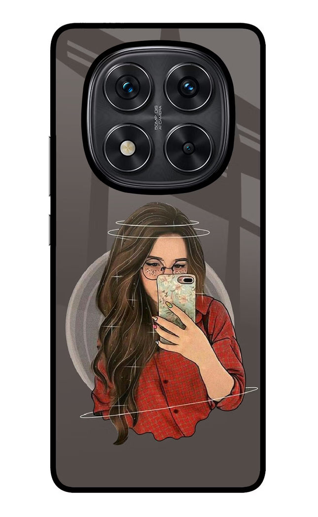 Selfie Queen Redmi Note 14 Pro 5G Glass Case Back Cover by Casekaro