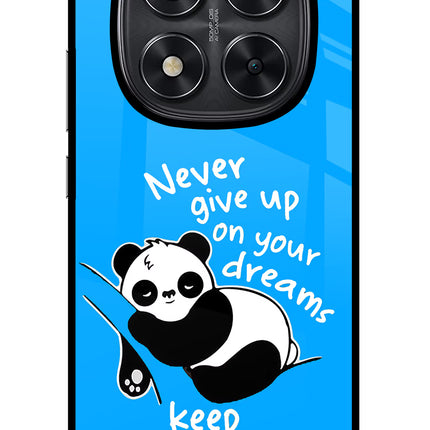 Keep Sleeping Redmi Note 14 Pro 5G Glass Case Back Cover by Casekaro