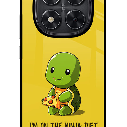 I'm on Ninja Diet Redmi Note 14 Pro 5G Glass Case Back Cover by Casekaro