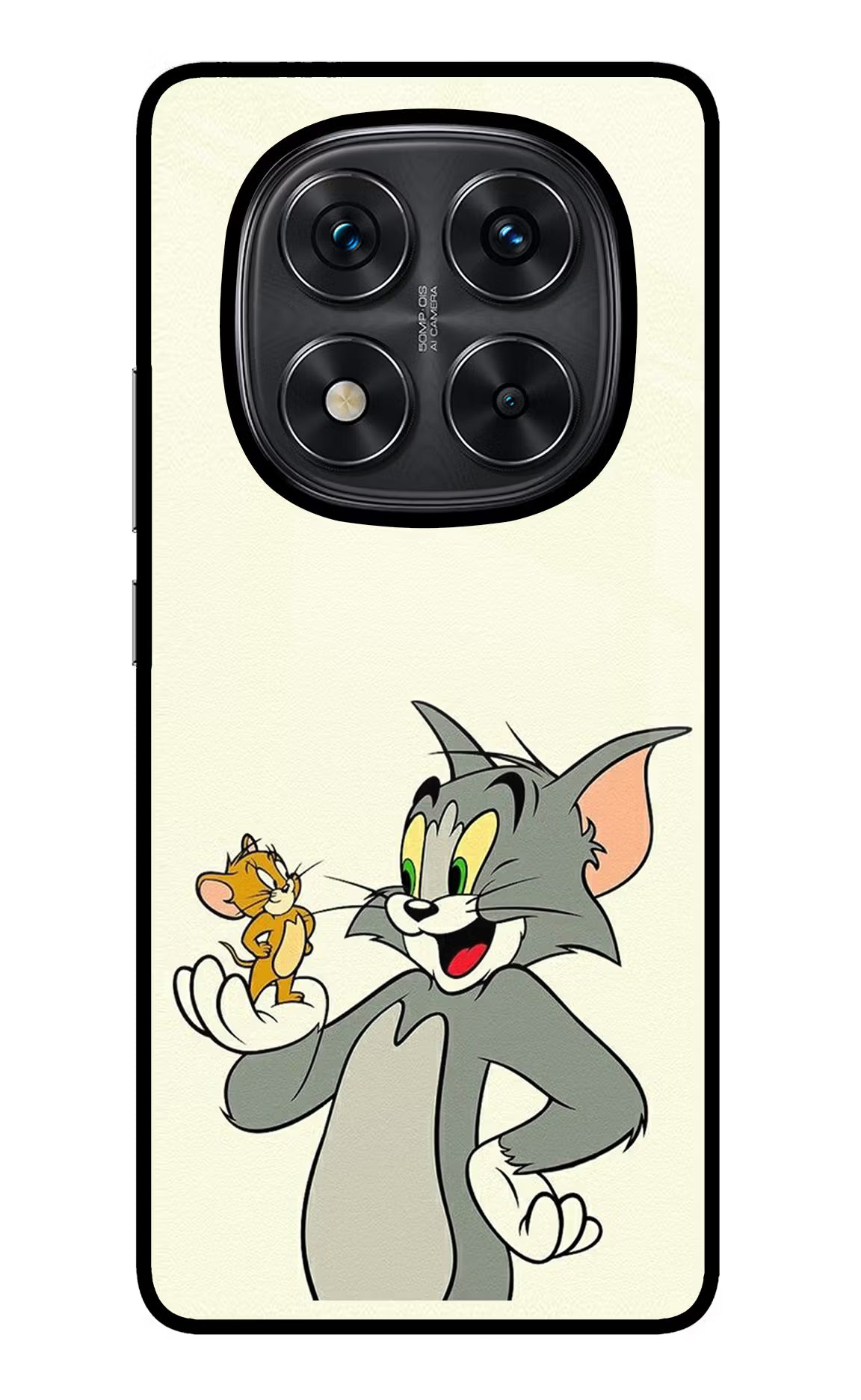 Tom & Jerry Redmi Note 14 Pro 5G Glass Case Back Cover by Casekaro