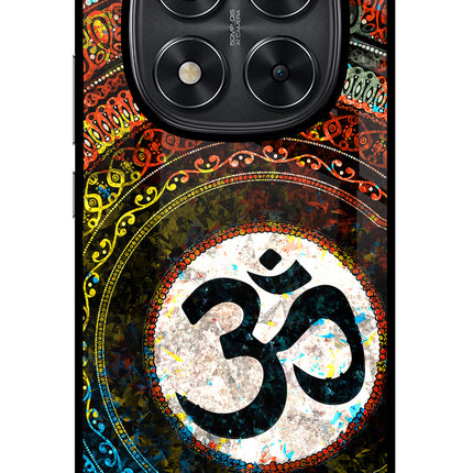 Om Cultural Redmi Note 14 Pro 5G Glass Case Back Cover by Casekaro