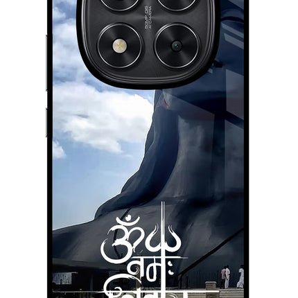Om Namah Shivay Redmi Note 14 Pro 5G Glass Case Back Cover by Casekaro
