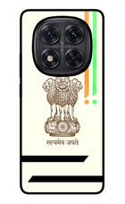 Satyamev Jayate Brown Logo Redmi Note 14 Pro 5G Glass Case