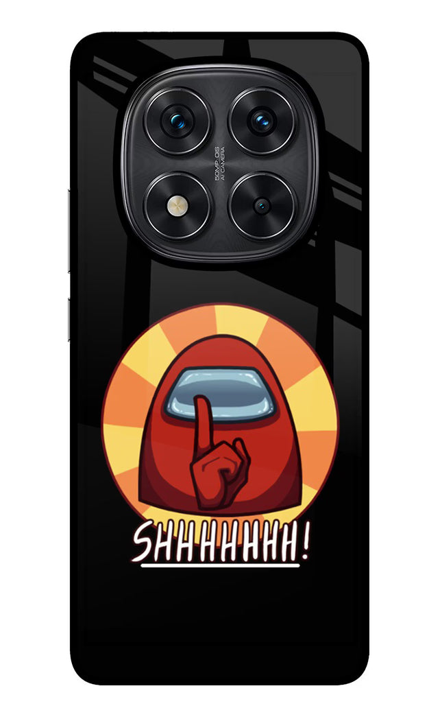 Among Us Shhh! Redmi Note 14 Pro 5G Glass Case Back Cover by Casekaro
