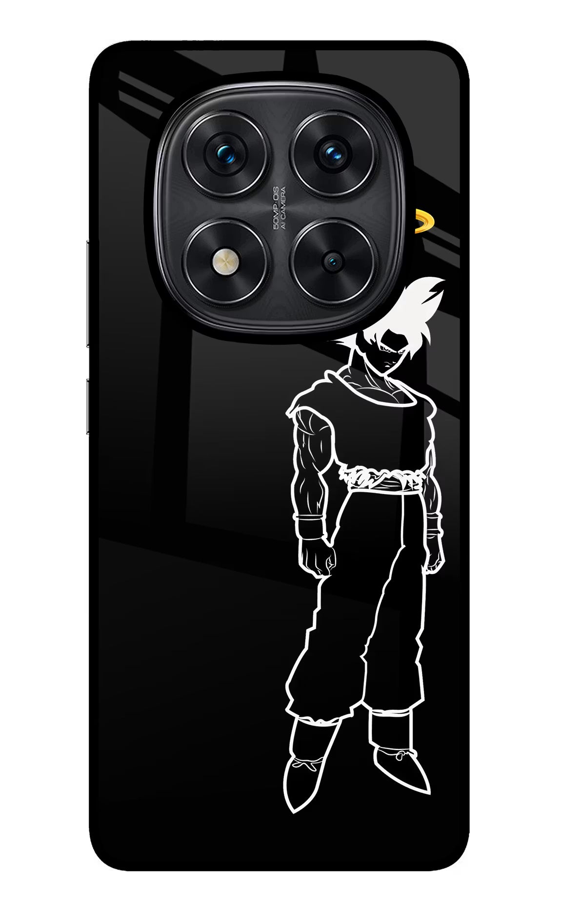 DBS Character Redmi Note 14 Pro 5G Glass Case Back Cover by Casekaro