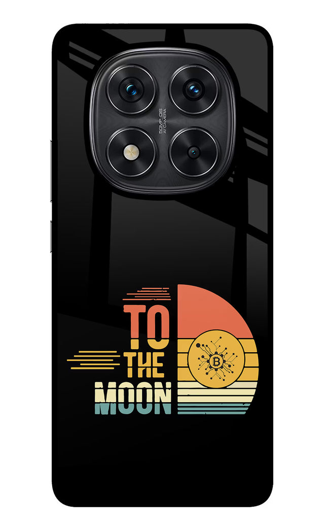 To the Moon Redmi Note 14 Pro 5G Glass Case Back Cover by Casekaro