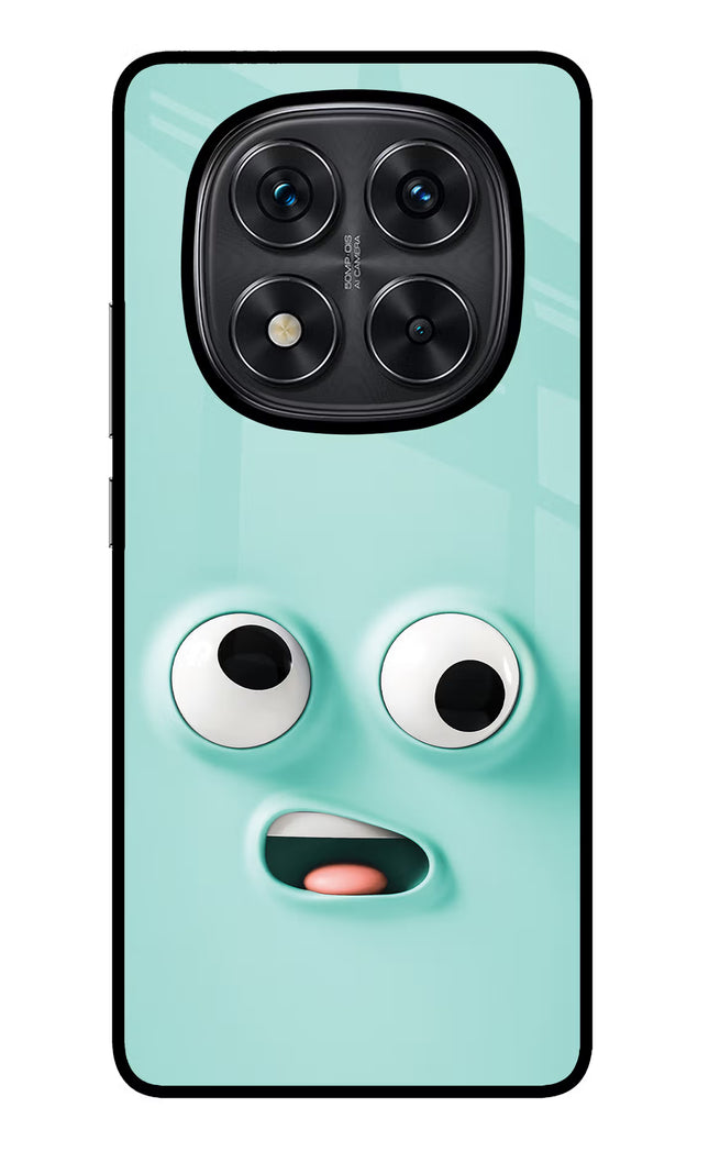 Funny Cartoon Redmi Note 14 Pro 5G Glass Case Back Cover by Casekaro
