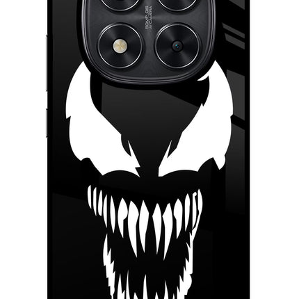 Venom Redmi Note 14 Pro 5G Glass Case Back Cover by Casekaro