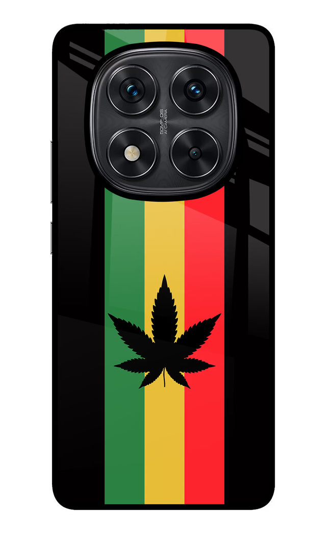 Weed Flag Redmi Note 14 Pro 5G Glass Case Back Cover by Casekaro