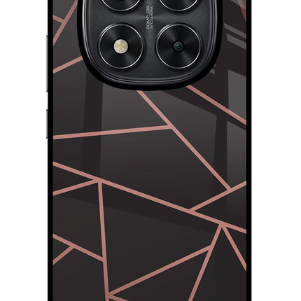 Geometric Pattern Redmi Note 14 Pro 5G Glass Case Back Cover by Casekaro