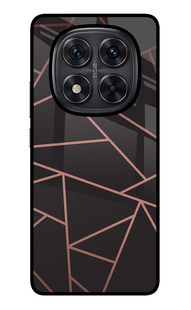 Geometric Pattern Redmi Note 14 Pro 5G Glass Case Back Cover by Casekaro