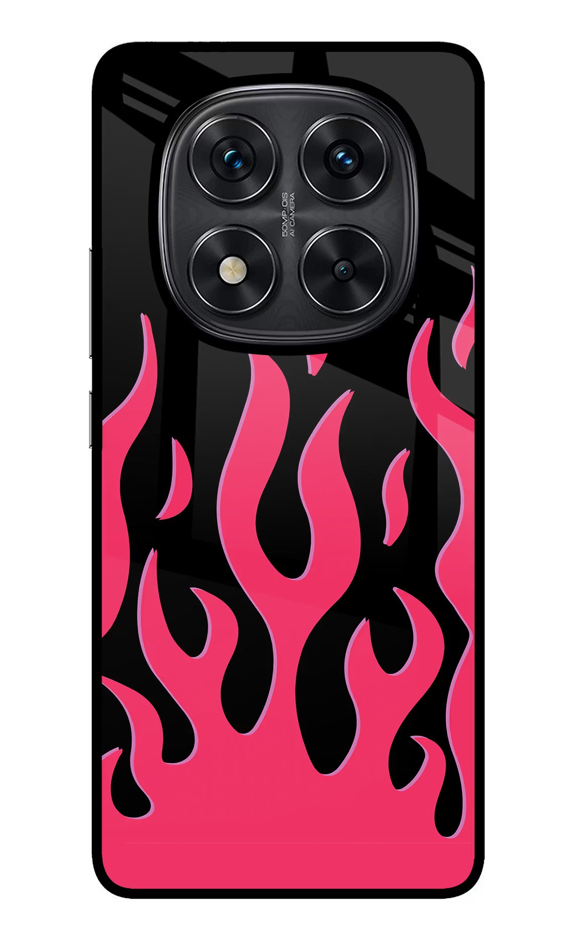 Fire Flames Redmi Note 14 Pro 5G Glass Case