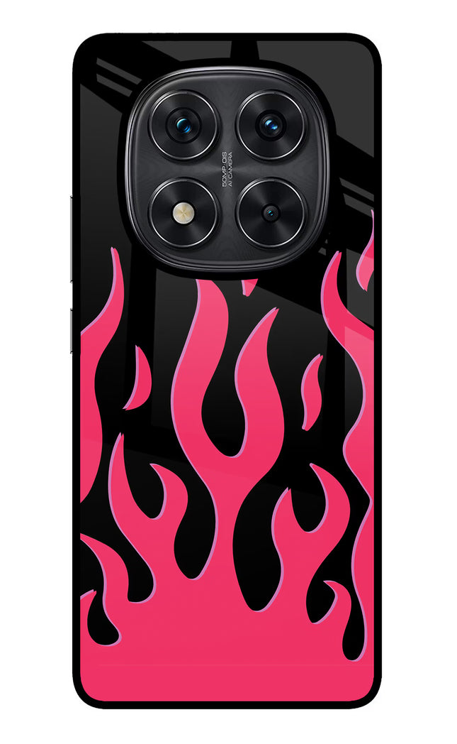 Fire Flames Redmi Note 14 Pro 5G Glass Case Back Cover by Casekaro