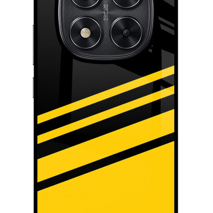 Yellow Shades Redmi Note 14 Pro 5G Glass Case Back Cover by Casekaro
