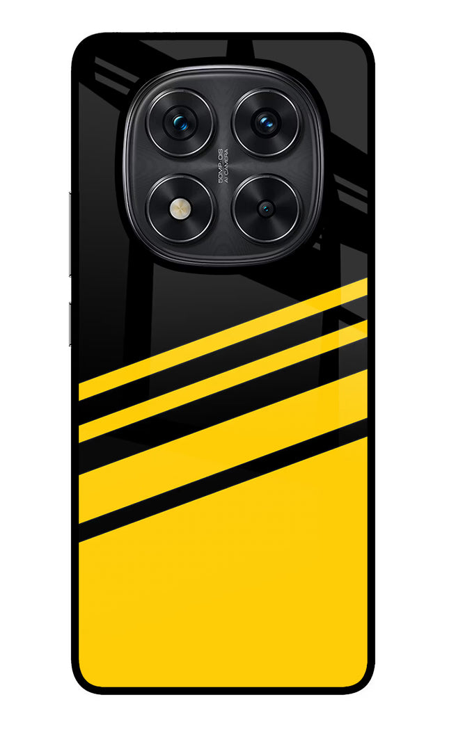 Yellow Shades Redmi Note 14 Pro 5G Glass Case Back Cover by Casekaro