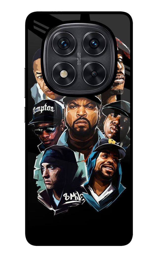 Rappers Redmi Note 14 Pro 5G Glass Case Back Cover by Casekaro