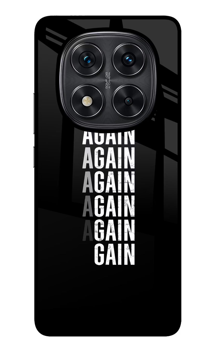 Again Again Gain Redmi Note 14 Pro 5G Back Cover, Glass case