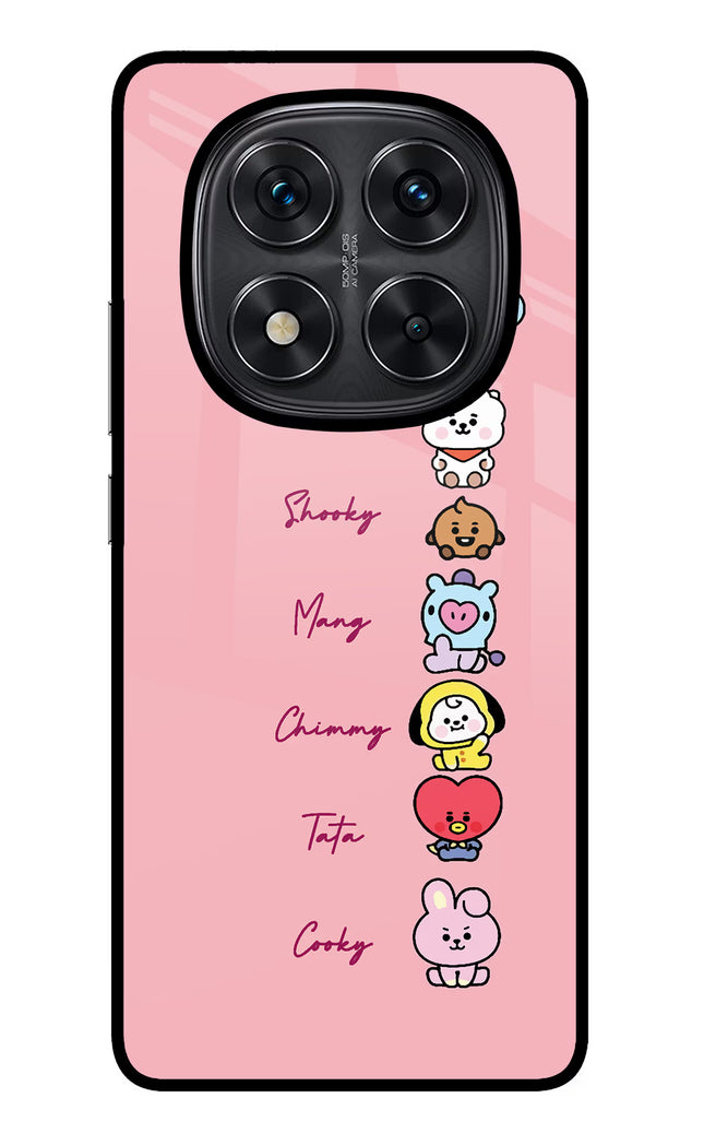 BTS names Redmi Note 14 Pro 5G Glass Case Back Cover by Casekaro