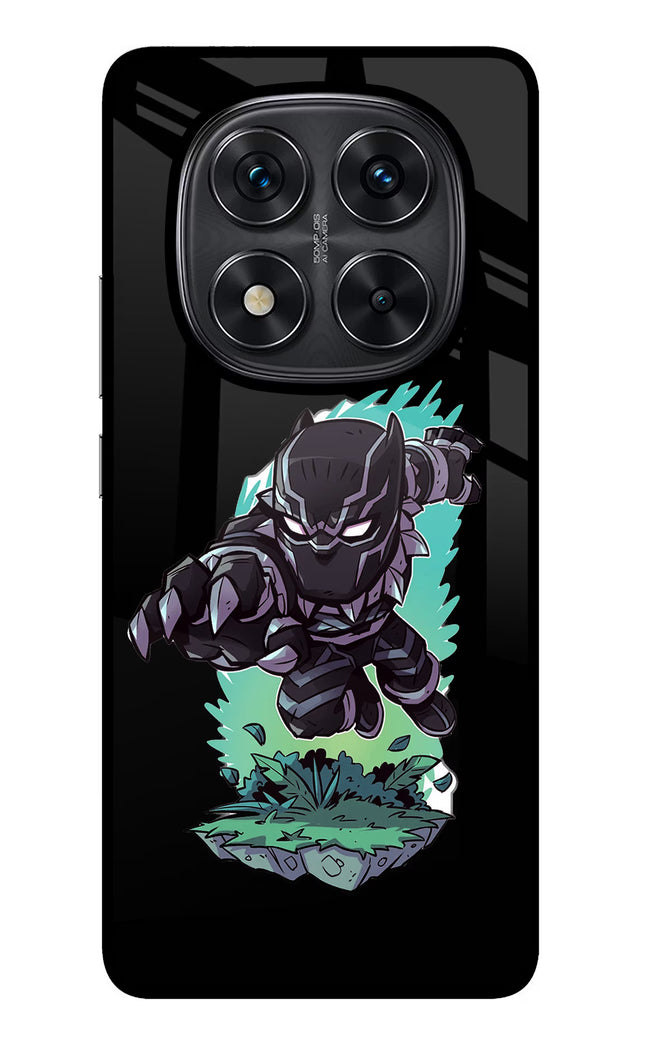 Black Panther Redmi Note 14 Pro 5G Glass Case Back Cover by Casekaro
