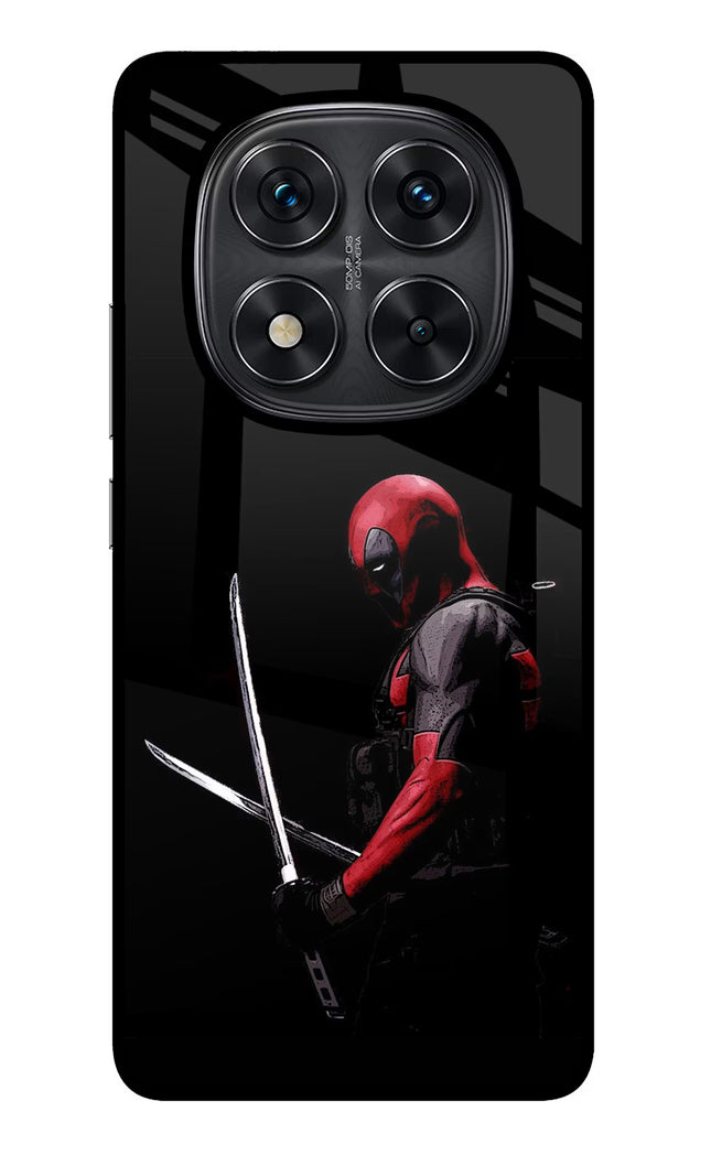 Deadpool Redmi Note 14 Pro 5G Glass Case Back Cover by Casekaro